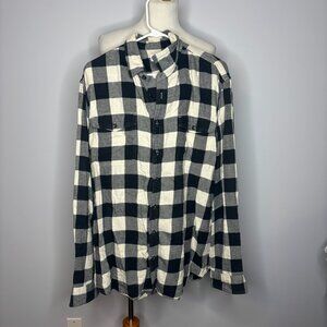 Sonoma - Black & White Checkered Flannel